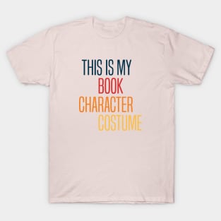 This Is My Book Character Costume T-Shirt